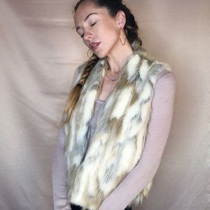 faux fur vest